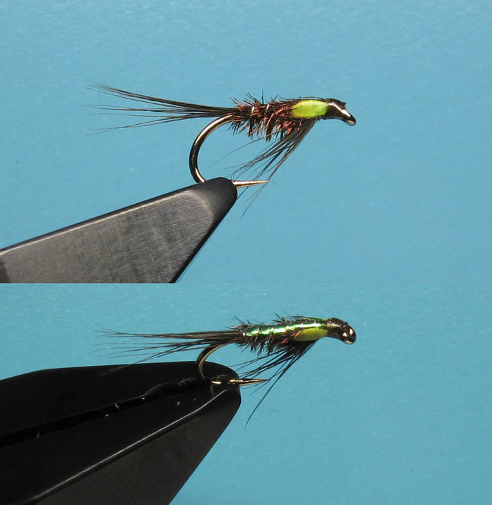 G Fly Box + Holographic Diawl Bachs Nymph Trout Flies for Fly Fishing
